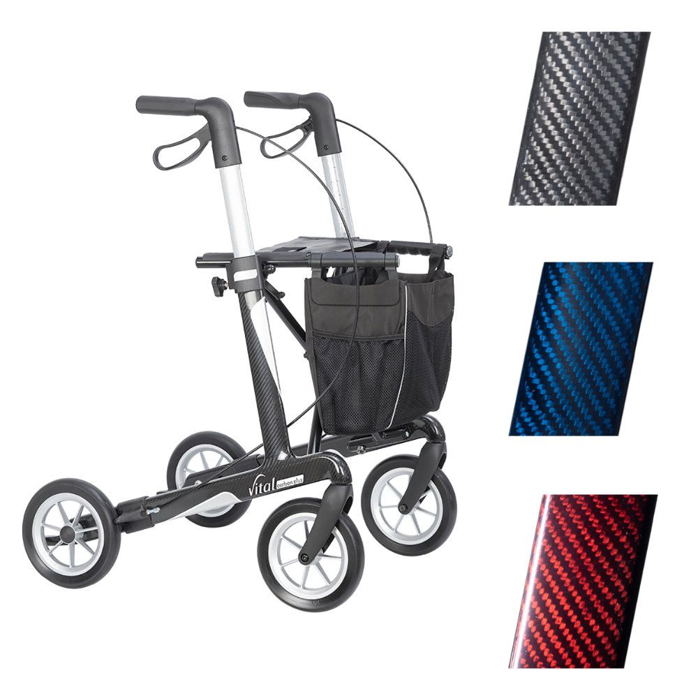 Russka Rollator Vital Carbon Plus