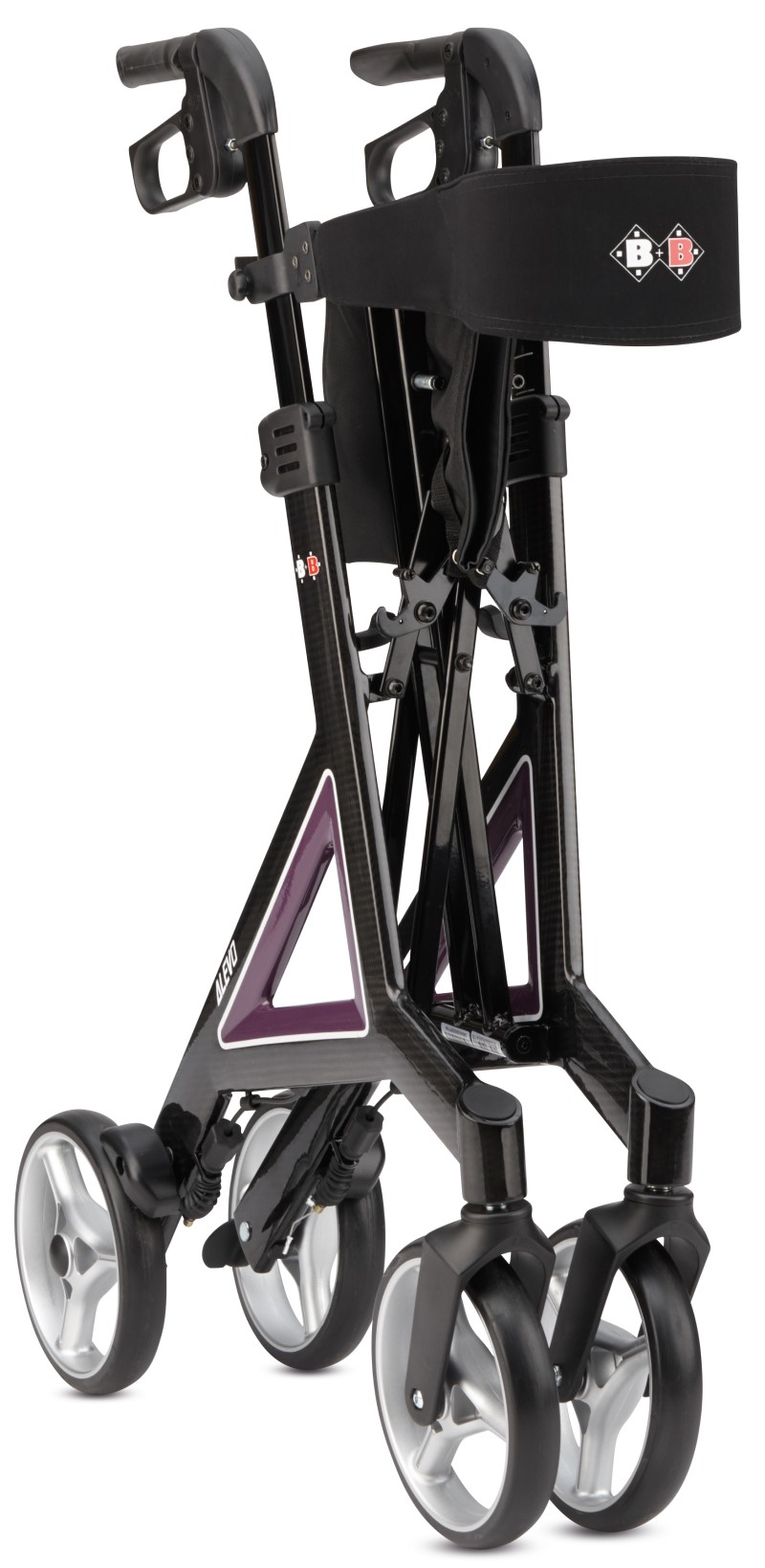 Leichtgewichtrollator Bischoff und Bischoff Alevo Carbon