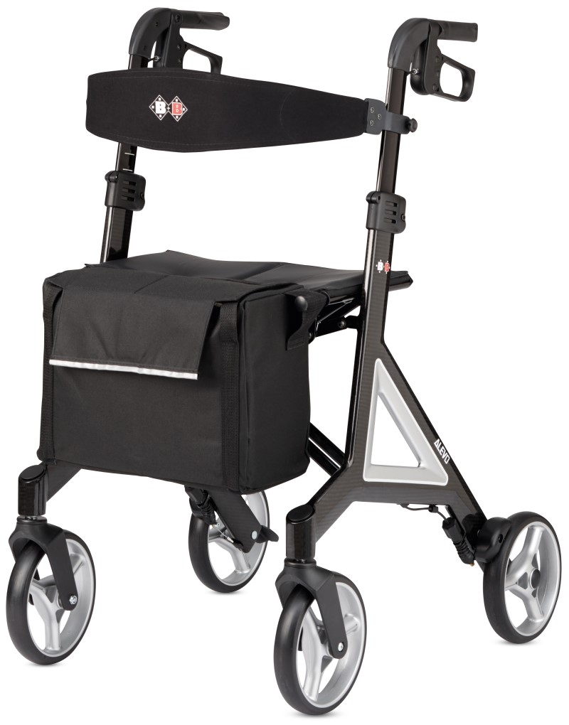 Leichtgewichtrollator Bischoff und Bischoff Alevo Carbon