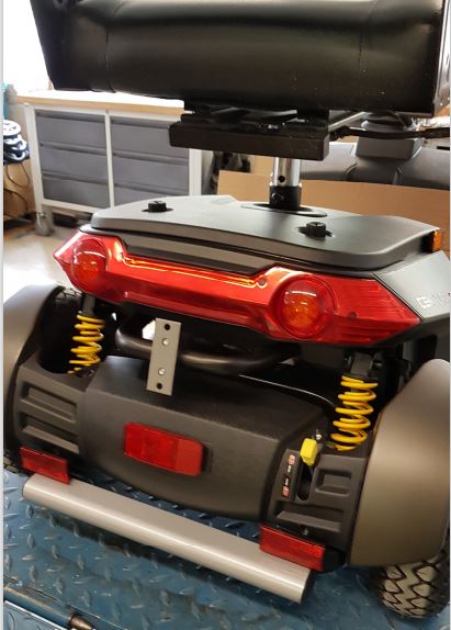 Kennzeichenhalter Bischoff und Bischoff für Elektromobile Centuro