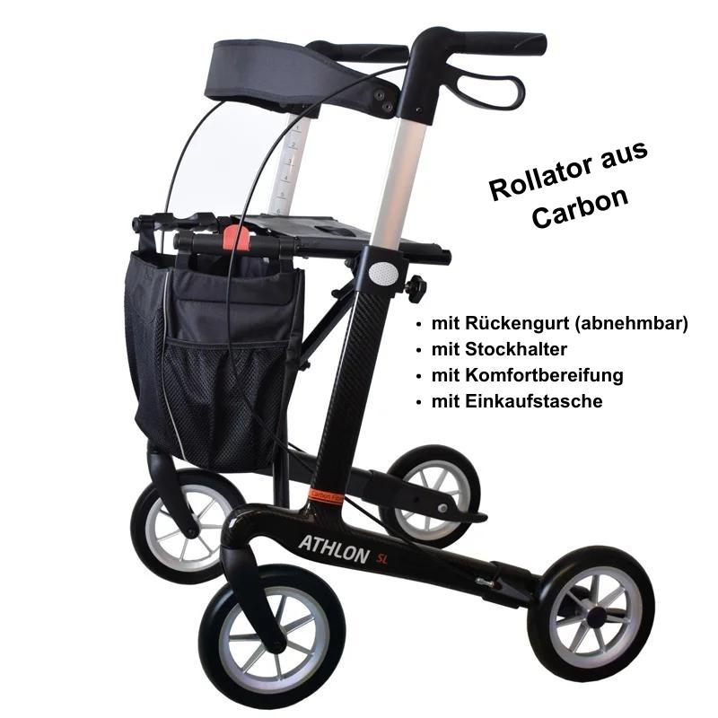 Carbon Rollator Rehasense Athlon SL Komplettpaket