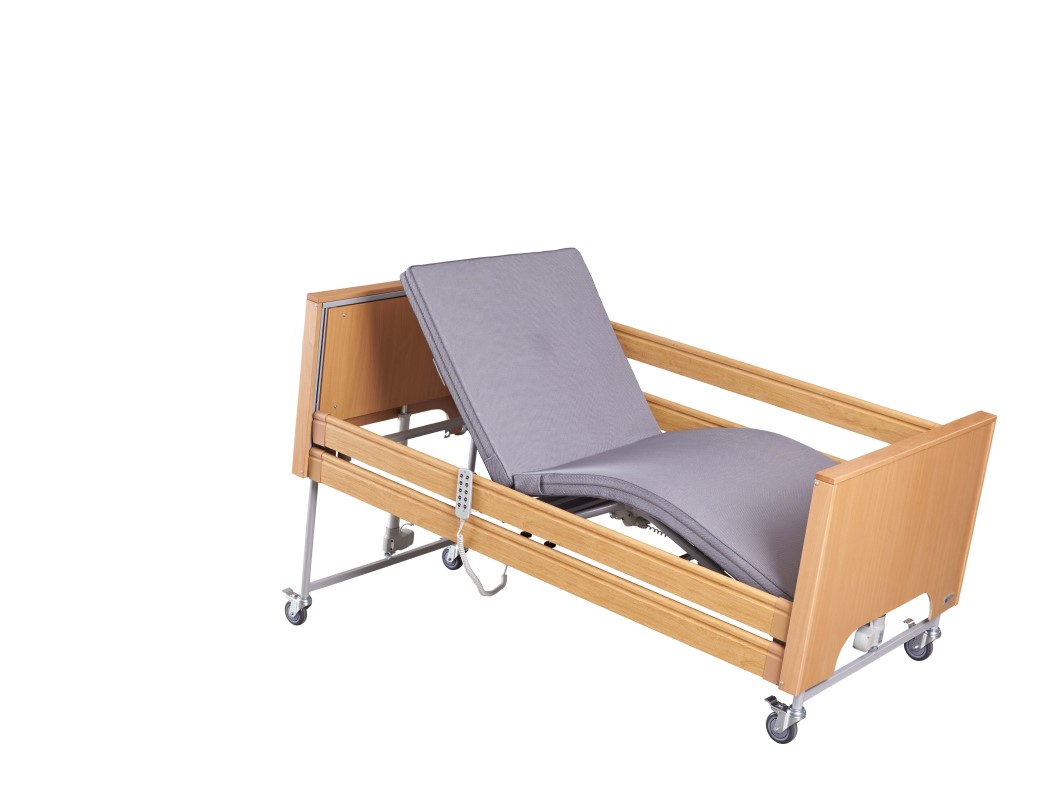 tecfor care GmbH Care Pflegebett ECOFIT S PLUS Low mit Holzverkleidung