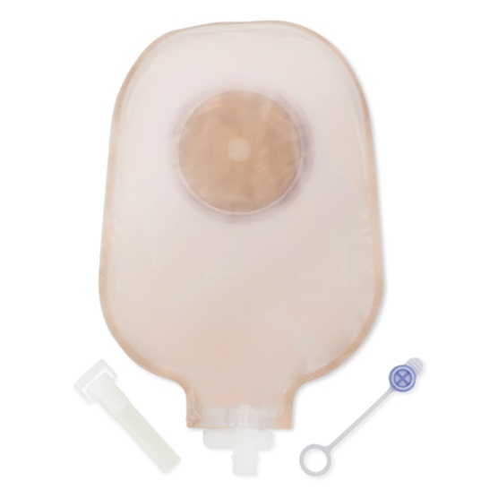 Hollister Urostomiebeutel einteilig Moderma Flextend plan mit Haftrand, maxi, 15-64 mm