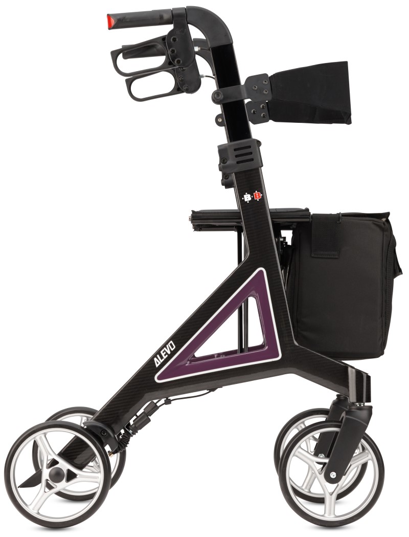Leichtgewichtrollator Bischoff und Bischoff Alevo Carbon