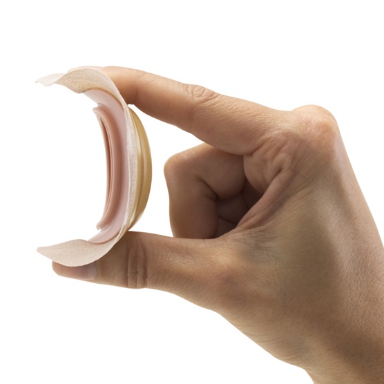 Hollister Basisplatte RR 55 mm Conform 2 CeraPlus konvex mit Haftrand