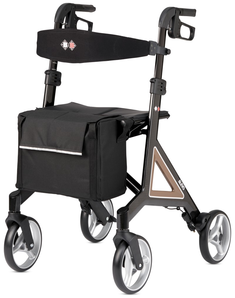 Leichtgewichtrollator Bischoff und Bischoff Alevo Carbon