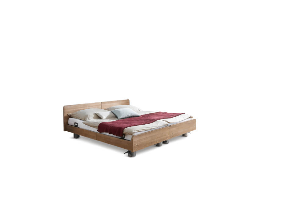 Burmeier Pflegedoppelbett Regia Easy-Switch Partner