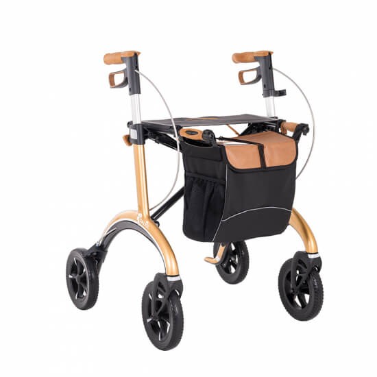 SALJOL Carbon Rollator mit Vollausstattung